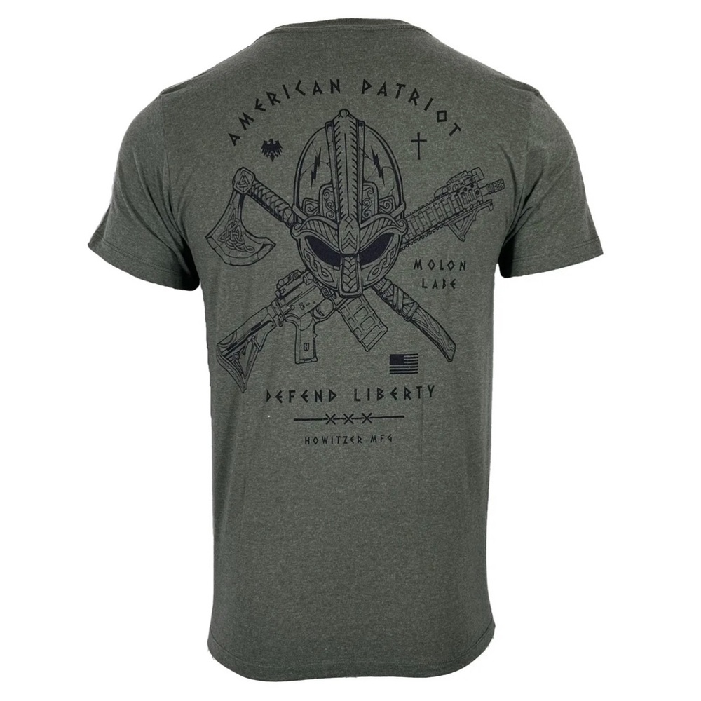Howitzer Style Men's T-Shirt HEART OF A WARRIOR Military Grunt MFG